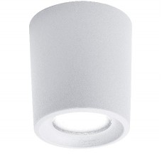 Φωτιστικό Οροφής Φ96 με Λάμπα LED GU10 6W 600lm CCT 230V Ρητίνης Λευκό IP44 Fumagalli Livia 90